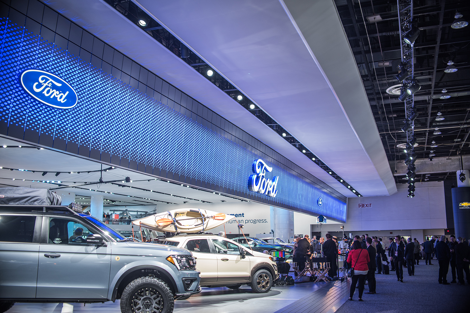 Ford area at North American International Auto Show at Cobo Center in Detroit, MI, United states on January 15, 2018