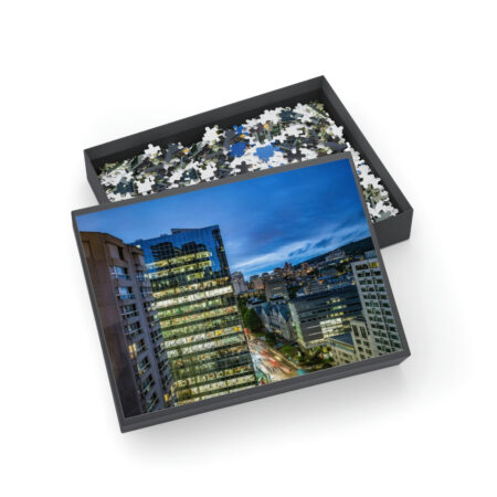 Downtown Montreal night puzzle