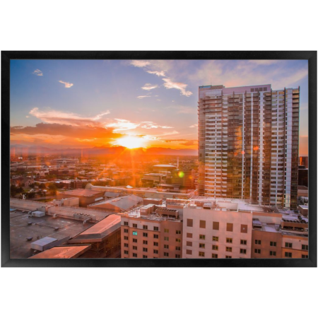 Downtown Denver Sunset Framed Print