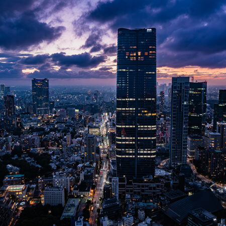 cityscape, clouds, downtown, dusk, night, skyline, skyscrapers, sunset, sunset images, Tokyo, Tokyo skyline